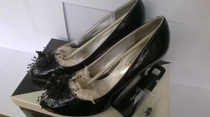 Новые Роскошные Туфли Италия Кожа/Лак 38-38,5