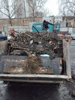 Вывоз мусор Москва, под Москва газель контейнер от