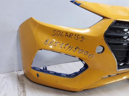 Бампер передний Hyundai Solaris 2 oem 86511h5000