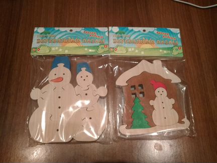 Деревянные пазлы