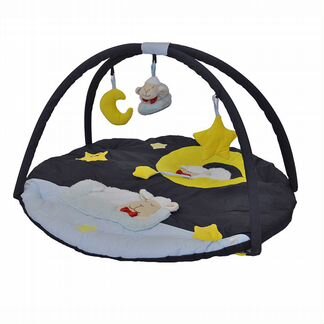 Развивающий коврик Овечка синий