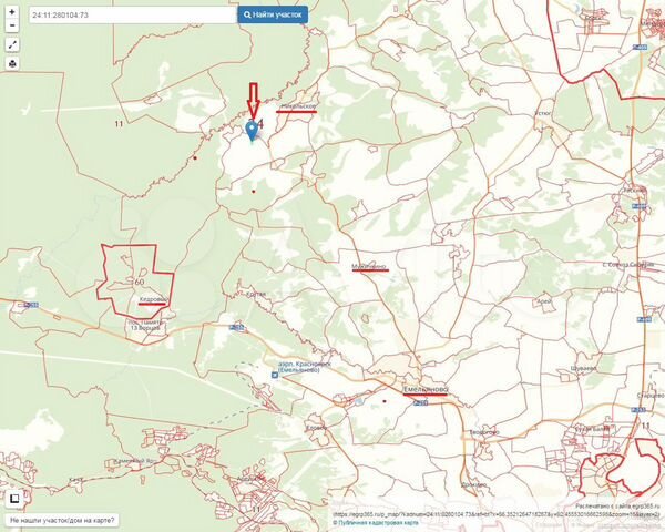 Публичная кадастровая карта рф красноярский край емельяновский район