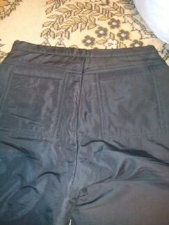 Болоньевые брюки утепленные