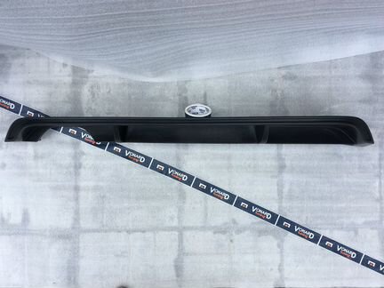 Диффузор заднего бампера VW Golf 7 12-17 R20-look