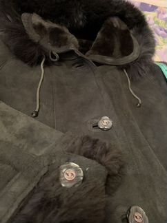 Дубленка винтаж женская мех