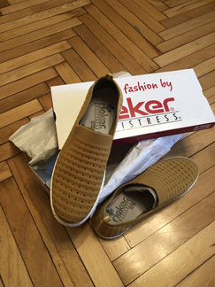 Слипоны текстильные Rieker