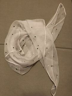 Шелковый платок белый