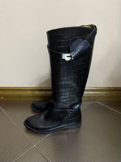 Кожаные сапоги Hermès