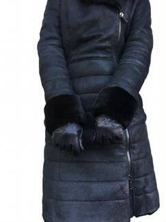 Дубленка женская 42, снежная королева